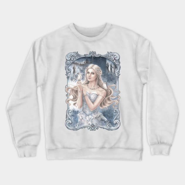 Cinderella Crewneck Sweatshirt by The Fantastic Art Shop